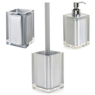 Gedy Rainbow Bad-Accessoire-Set silber RA81-98-33