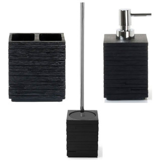 Gedy Quadrotto bathroom accessories set black QU33-81-98