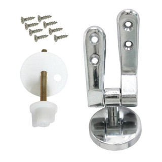 Idroblok WC-Sitz Scharniere mit 8 Schrauben aus Metall 03035001