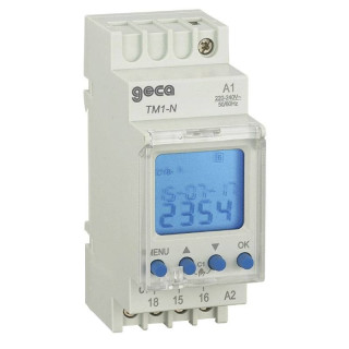 Geca digital time switch TM1-N 1GG/7GG 2 din modules 32002736