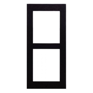 2N Wall Mounted Frame for IP/LTE Verso 2-Module Outdoor intercom units Black 9155022B