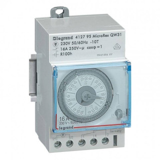 Interruptor horario semanal Legrand MicroRex 3 módulos 412795