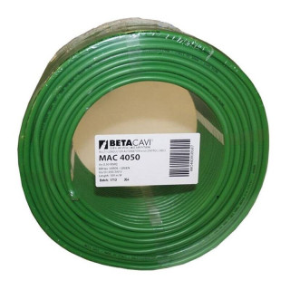 MAC cable 4x0.50 sq. mm for gate automation 100V 100 meters green
