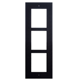 Cornice ad incasso 2N per pulsantiere IP/LTE Verso 3 Moduli Nera 9155013B