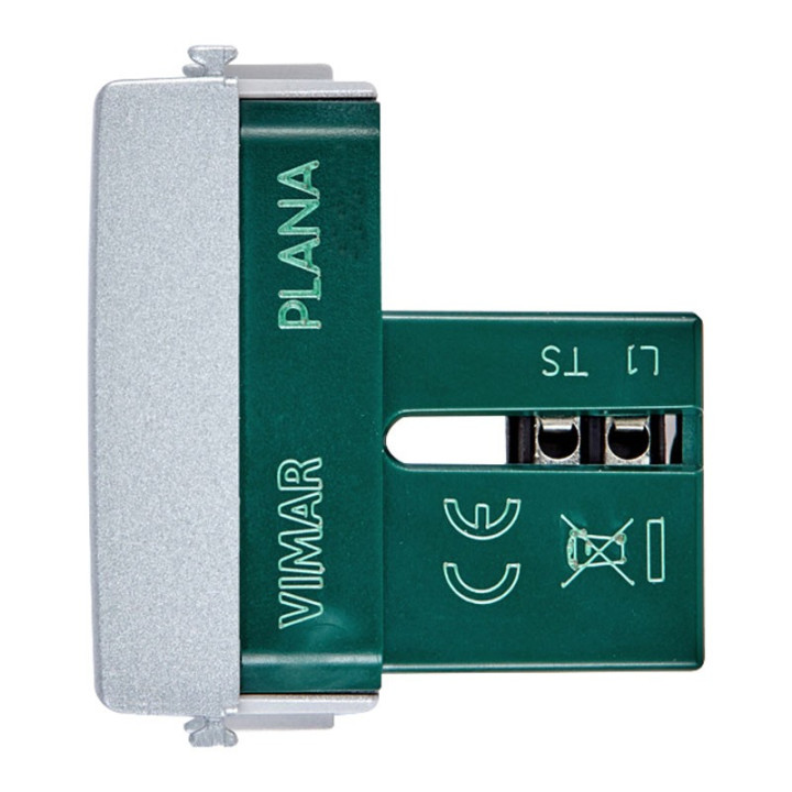 Vimar Plana Silver telephone socket RJ11 14320.SL