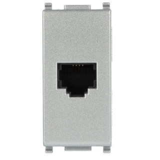 Vimar Plana Silver telephone socket RJ11 14320.SL
