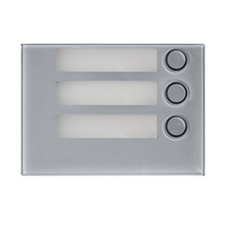 Faceplate for module 1168/4 Urmet Alpha 3 Keys Grey 1168/13G
