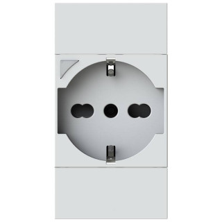 P40 Smart 4Box schuko socket for Bticino Living Now white 4BP40S.KW