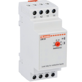 LOVATO modular level relay automatic reset 24VAC LVM20A024