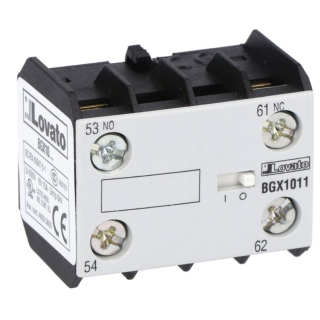 Lovato auxiliary contact for mini contactor 1NA+1NC 11BGX1011