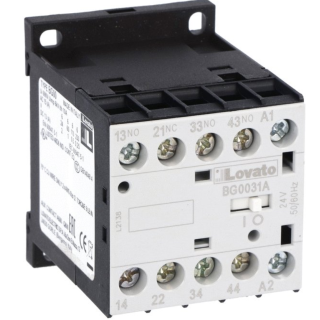 Lovato mini contactor coil ac-24V 3NA AND 1NC 11BG0031A024