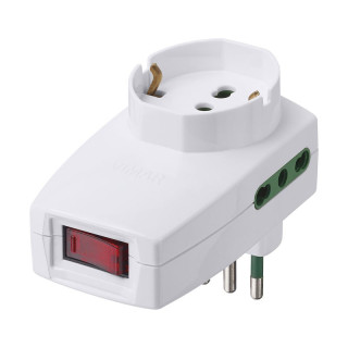 Adaptador múltiple desplazado vertical Vimar S11 + 2P17/11 0P00334.B