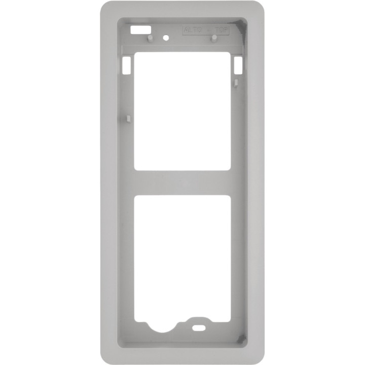 Built-in frame for BPT THANGRAM satin chrome push-button panel