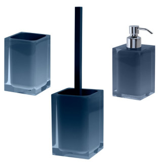 Gedy Rainbow Bad-Accessoire-Set petrolblau RA81-98-33