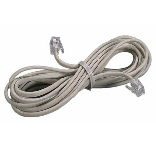 Cable de extensión de teléfono Fanton, 3 M 4-Conductor 6/4 blanco 21280