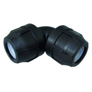 Nupi 90-Grad-Winkelstück Durchmesser 50 mm PE 10KG50