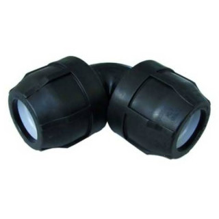 Nupi 90-Grad-Winkelstück Durchmesser 32 mm PE 10KG32