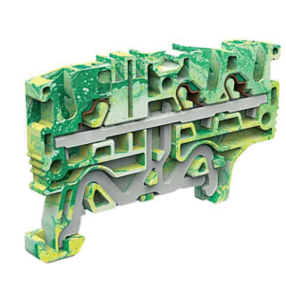 Cabur Erdungsklemme Steckbar 2.5mm gelb grün EFCE210