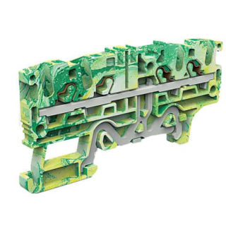 Borne de terre Cabur Push-in 2,5 mm jaune vert EFCE220