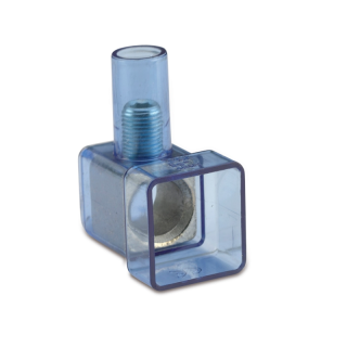 Abrazadera BM de capuchón transparente 25 mm simple 9960