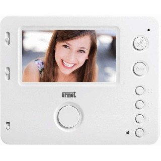 Urmet Mìro 4.3-inch 2-Wire Handsfree Video Door Phone White