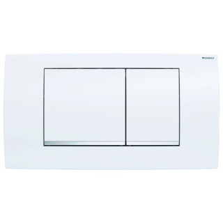 Geberit Twinline30 placa de control de la cisterna con 2 botones Blanco 115.899.KJ.1