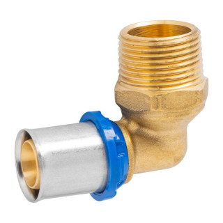 Raccordo a gomito Ape M 1/2 x 16 mm ottone ARL3003100