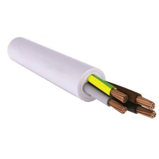 Cable Double Insulation-Flame resistant 5X16mmq 1 Meter Yellow Green FG16OR165G16