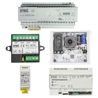 Basic kit Urmet Alpha Callme Multiuser video entry system 1783/824