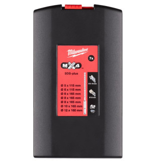 Milwaukee Drill bits Set SDSPlus MX4 7 Pieces 4932478626