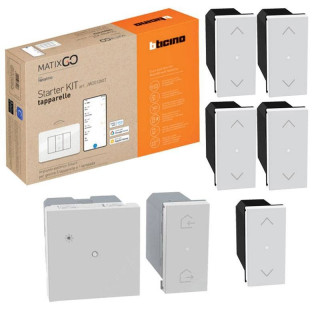 Bticino MatixGO Roller Shutter Starter Kit White JW2010KIT