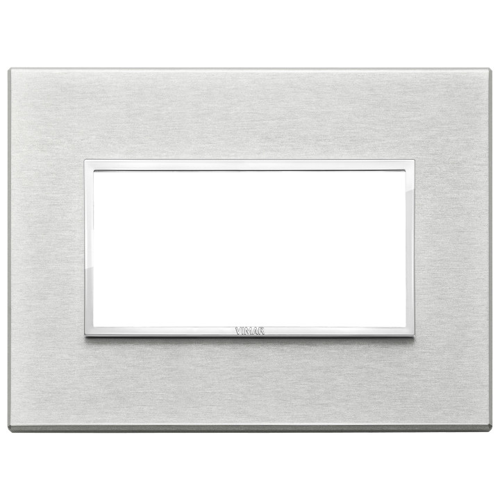 Plate Vimar Eikon Evo 4 modules Grey Next 21654.02