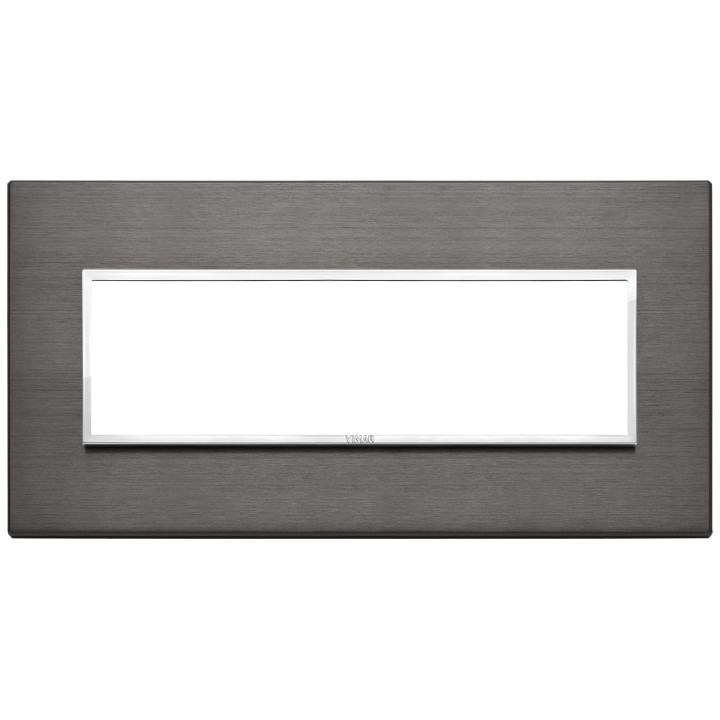 Placca Vimar Eikon Evo 7 moduli Grigio Lava 21657.03