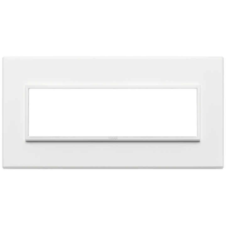 Placa Vimar Eikon Evo 4 módulos Blanco Total 21657.17