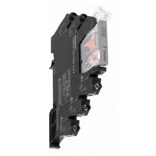 Omron electromechanical slim relay with socket G2RVSR700ACDC24
