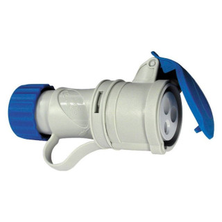 Fanton industrial mobile socket 2P+E 32A 230V IP44 blue 71120