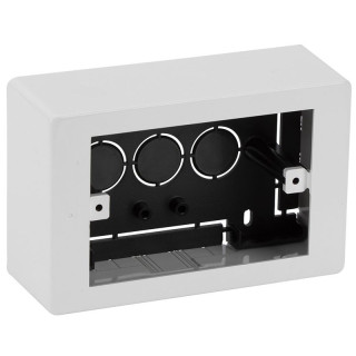 Fanton 503 caja exterior para placas rectangulares blanco 23955