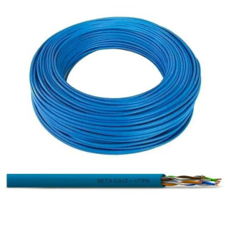 Câble de données Beta Cavi UTP Cat6E avec gaine LSZH Noir BNUTP6DGSC