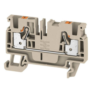 Weidmuller Push-In Through Clamp 4mmq Beige 2051180000