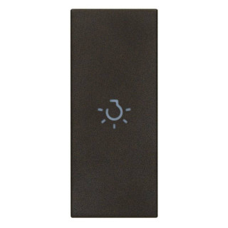 Vimar Linea Axial switch cover with light symbol Black 31000A.LG