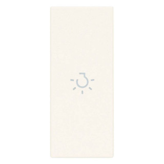 Tecla Vimar Linea axial con símbolo luz Blanco 31000A.LB