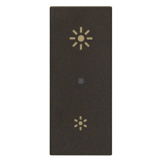 Couvre-touche axial Vimar Linea symbole dimmer Noir 31000A.RG