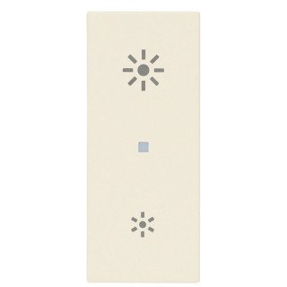 Couvre-touche axial Vimar Linea symbole dimmer Chanvre 31000A.RC