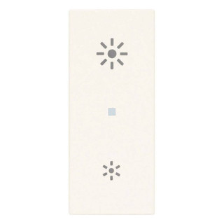 Couvre-touche axial Vimar Linea symbole dimmer Blanc 31000A.RB