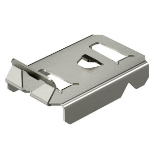 Clip pour fixation sur passerelle grillagée Obo acier 6062282