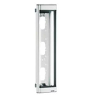 Telaio Elvox portamoduli con 3 moduli verticali grigio 8093