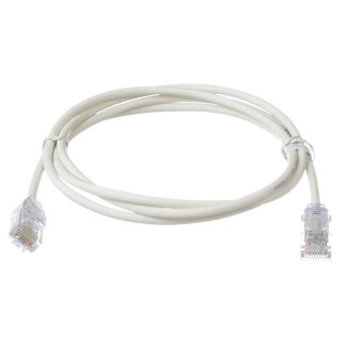 Panduit UTP Cat 6 28 AWG 50 cm patch cable white UTP28SP0.5M