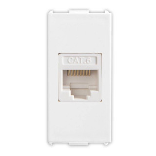 Master Pixia RJ45 CAT.6 unshielded network Socket White 11220