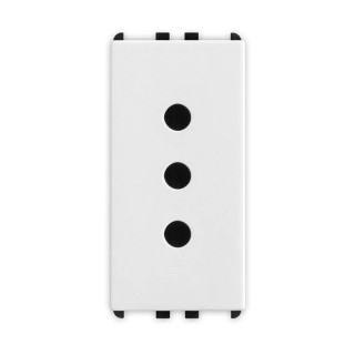 Prise de courant P11 Master Pixia 10A 2P+T Blanc 11162