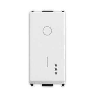 Interrupteur basculant bipolaire Master Pixia 2P 16AX Blanc 11002